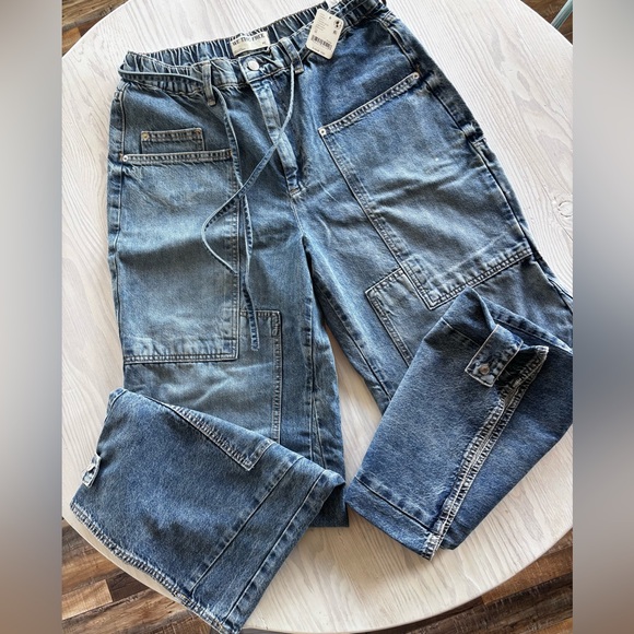 We The Free CRVY Outlaw Wide Leg Jean Size Medium NWT - Picture 3 of 5